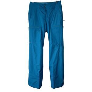 Patagonia Men's Powder Town Pants SMALL Belay Blue Ski Snowboard Snow Winter